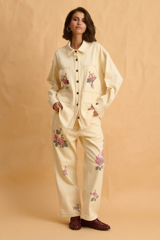 karavan clothing fashion fall winter 25 homecoming collection fabiana shirt ivory