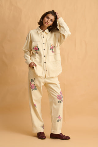 karavan clothing fashion fall winter 25 homecoming collection viola trousers ivory