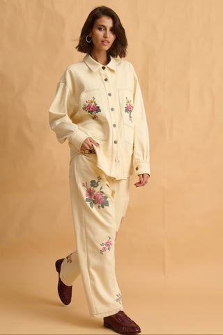 karavan clothing fashion fall winter 25 homecoming collection viola trousers ivory