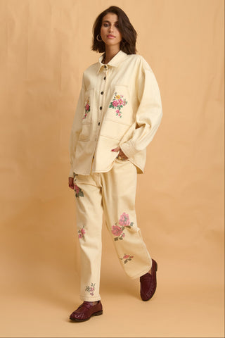 karavan clothing fashion fall winter 25 homecoming collection fabiana shirt ivory