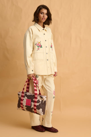 karavan clothing fashion fall winter 25 homecoming collection fabiana shirt ivory