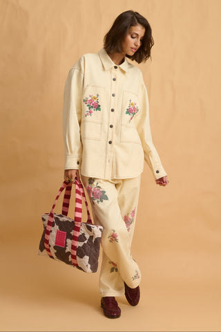 karavan clothing fashion fall winter 25 homecoming collection alexia handbag cow stripes