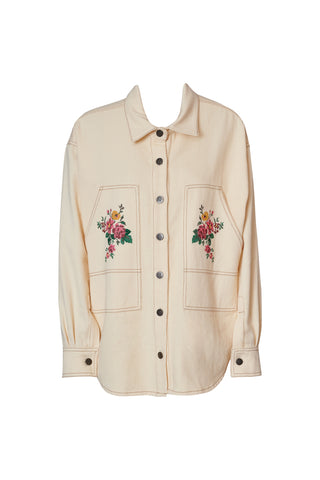 karavan clothing fashion fall winter 25 homecoming collection fabiana shirt ivory