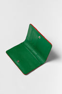 karavan fall winter 26' collection ferry passport holder yellow red blue leather