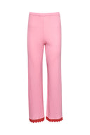 karavan loungewear planet fall winter 26' collection fleria pants pink