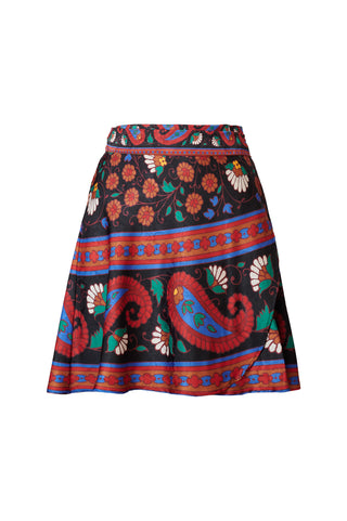 karavan clothing fashion fall winter 25 homecoming collection florinda mini skirt indigo black
