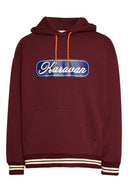 karavan men fall winter 26' collection frances hoodie bordeaux
