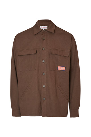 karavan clothing fashion fall winter 25 homecoming men collection fred shacket brown