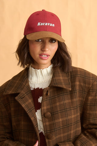 Britt Dad Hat (Bordeaux)