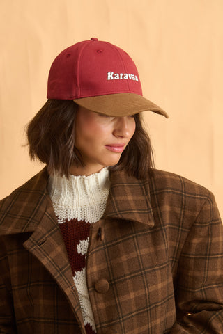 karavan clothing fashion fall winter 25 homecoming collection lupe coat checked brown