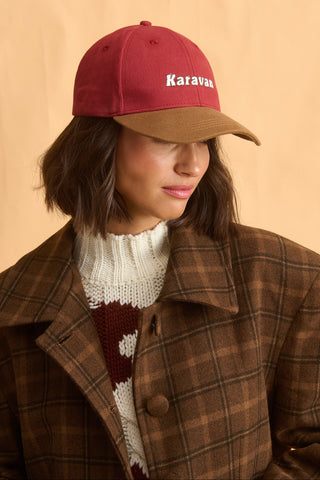 Britt Dad Hat (Bordeaux)