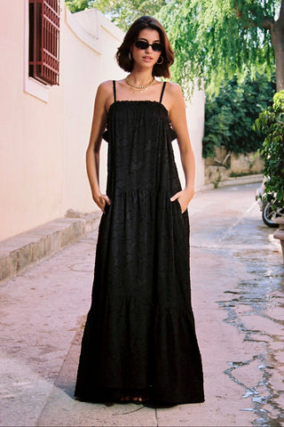 karavan clothing fashion spring summer 26 nai special issue collection bessie maxi dress black