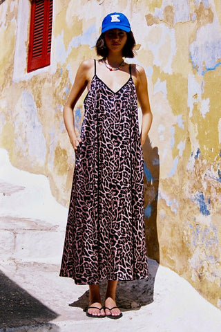 karavan clothing fashion spring summer 26 nai special issue collection tati dress ocelot pattern