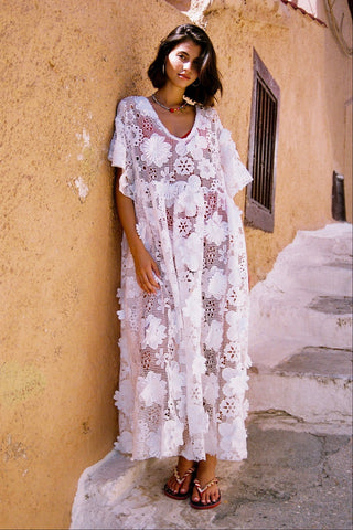 karavan clothing fashion spring summer 26 nai special issue collection cameron dress white lace