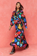karavan fall winter 26' collection gabriella dress multicolor shapes