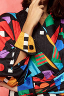 karavan fall winter 26' collection gabriella dress multicolor shapes