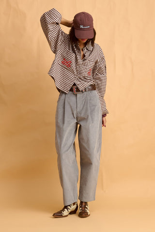 karavan clothing fashion fall winter 25 homecoming collection stormi trousers grey