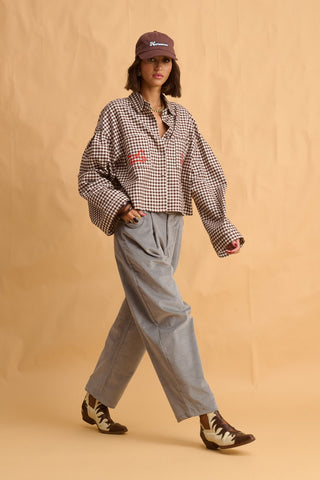 karavan clothing fashion fall winter 25 homecoming collection stormi trousers grey