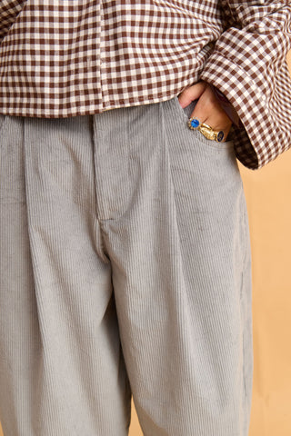 karavan clothing fashion fall winter 25 homecoming collection stormi trousers grey