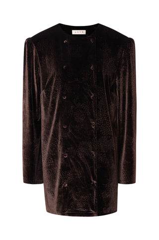 karavan clothing fashion fall winter 25 krvn homecoming collection gigi mini dress brown