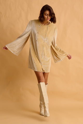 karavan clothing fashion fall winter 25 krvn homecoming collection gigi mini dress ivory