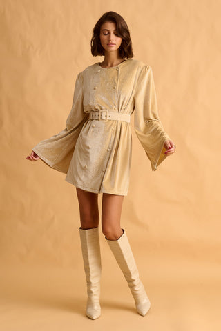 karavan clothing fashion fall winter 25 krvn homecoming collection gigi mini dress ivory