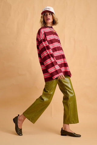 karavan clothing fashion fall winter 25 homecoming collection arnou trousers green croc