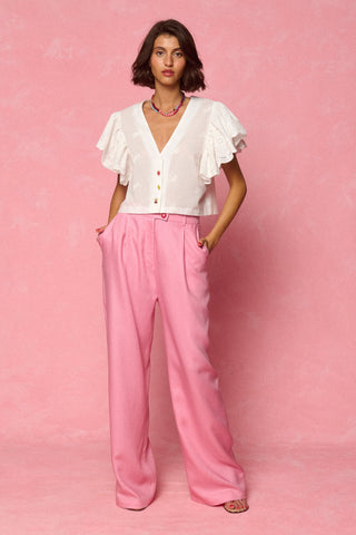karavan clothing fashion spring summer 26 nai weekendwear collection darcy trousers pink