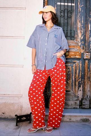 karavan clothing fashion spring summer 26 nai special issue collection zinnia shirt dark blue stripes