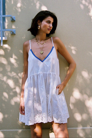 karavan clothing fashion spring summer 26 nai special issue collection raisa mini dress white lace