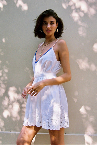 karavan clothing fashion spring summer 26 nai special issue collection raisa mini dress white lace