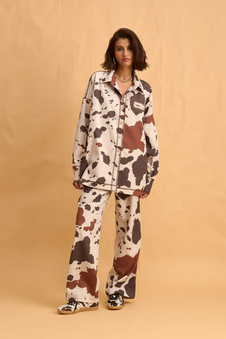 karavan clothing fashion fall winter 25 homecoming collection nicky trousers ivory splash