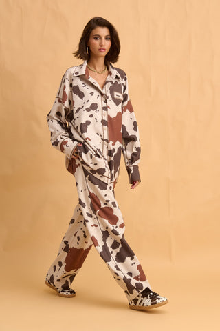 karavan clothing fashion fall winter 25 homecoming collection nicky trousers ivory splash