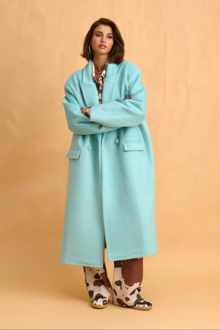 karavan clothing fashion fall winter 25 homecoming collection courtney coat mint