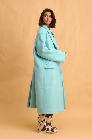karavan clothing fashion fall winter 25 homecoming collection courtney coat mint