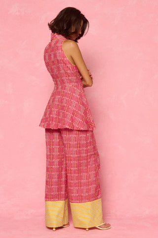 karavan clothing fashion spring summer 26 nai weekendwear collection chika kimono checked red