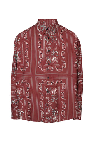 karavan clothing fashion fall winter 25 homecoming men collection harold shirt bandana bordeaux