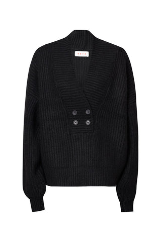 karavan clothing fashion fall winter 25 homecoming krvn collection harper knitted sweater black