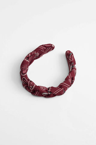 Thelma Headband (Bandana Bordeaux)