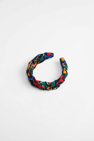 Thelma Headband (Abstract Black)