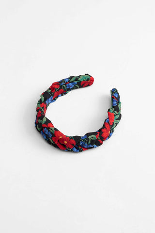 Thelma Headband (Lillies Black)