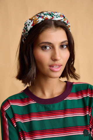 Thelma Headband (Floral Ivory)