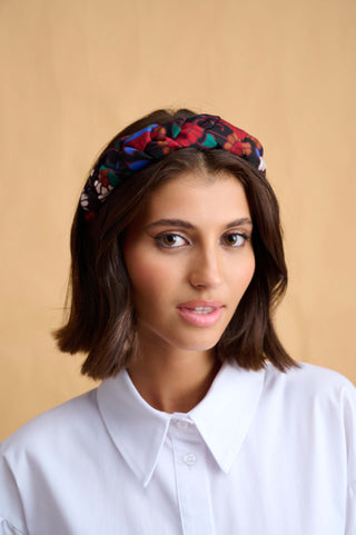 Thelma Headband (Floral Black)