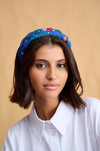 Thelma Headband (Floral Blue)