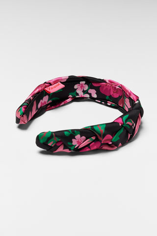 Mamou Headband (Black Flower)