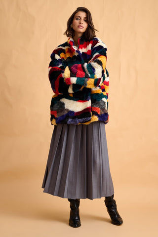 karavan clothing fashion fall winter 25 homecoming collection argie coat multicolor