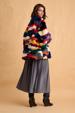 karavan clothing fashion fall winter 25 homecoming collection argie coat multicolor