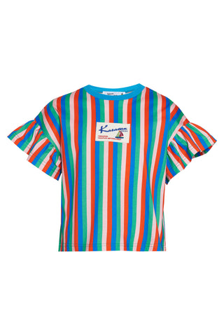 karavan clothing fashion spring summer 26 rookies collection helga tee multicolor stripes