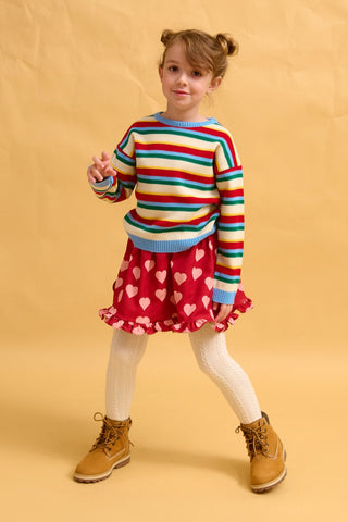 karavan clothing fashion fall winter 25 homecoming rookies collection arlo pullover multicolor stripes