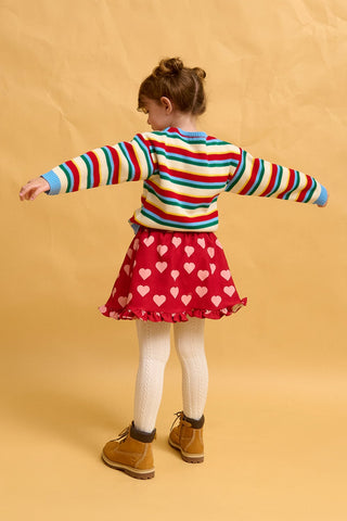 karavan clothing fashion fall winter 25 homecoming rookies collection hermione mini skirt red ivory hearts